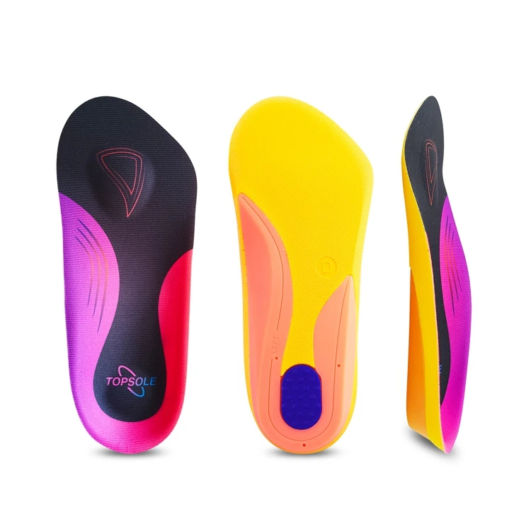 

3/4 plantar fasciitis flat feet orthotic shoes insoles, Customized