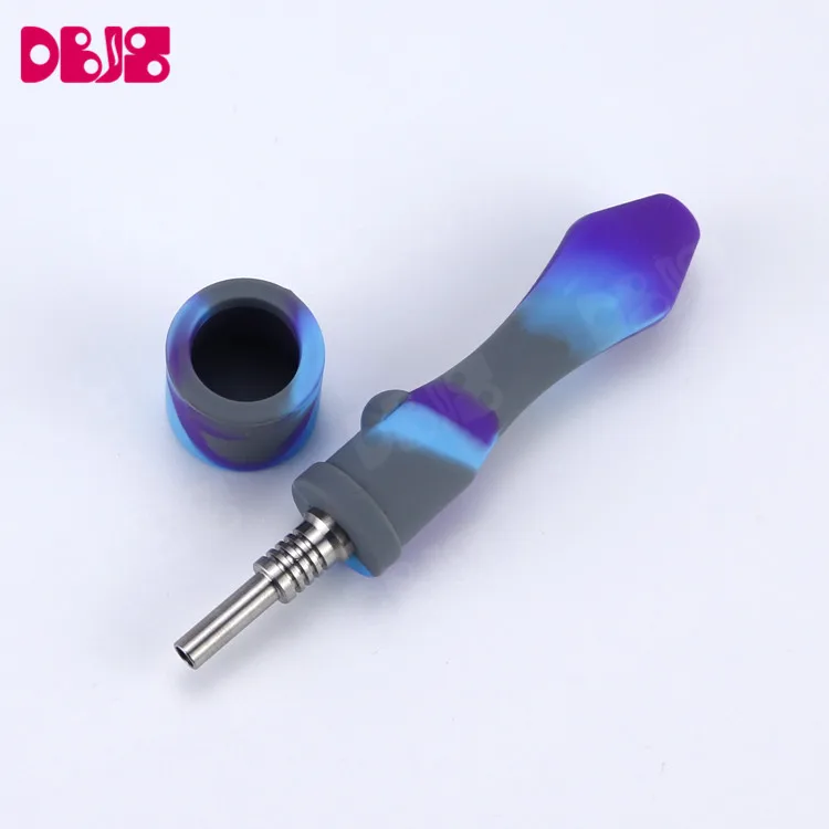 

freshest nectar weed smoking collector silicon pipes honey straw dabs oil rigs silicone smoking pipe, The color in the picture 1 to 10