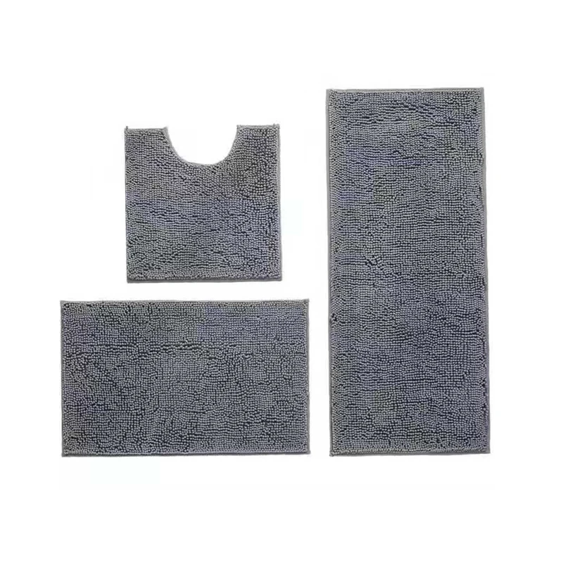 

Best selling custom soft bathroom toilet mat floor bathroom carpet set, As shown