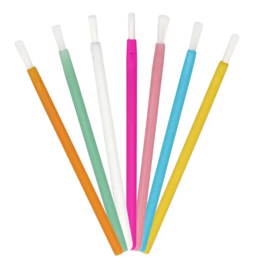 

wholesale mini lip wand brush disposable lip gloss applicator nylon hair brush, Several colors