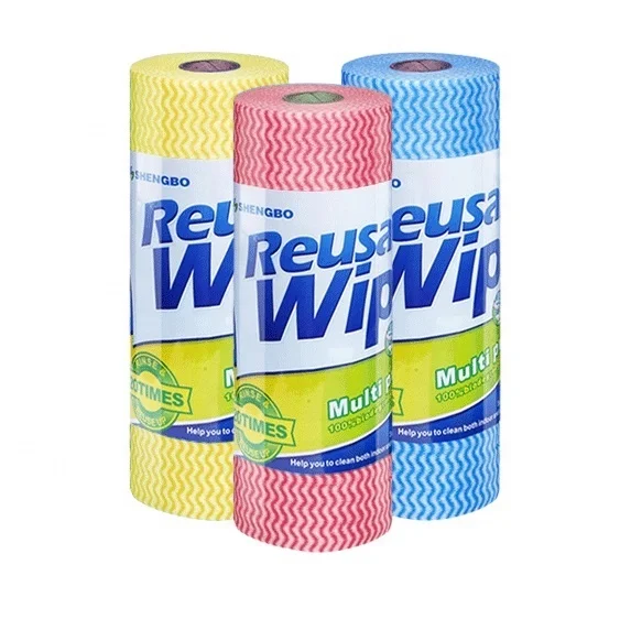 

Popular Nonwoven Cleaning Cloths Disposable Reusable Cleaning Wi-pes