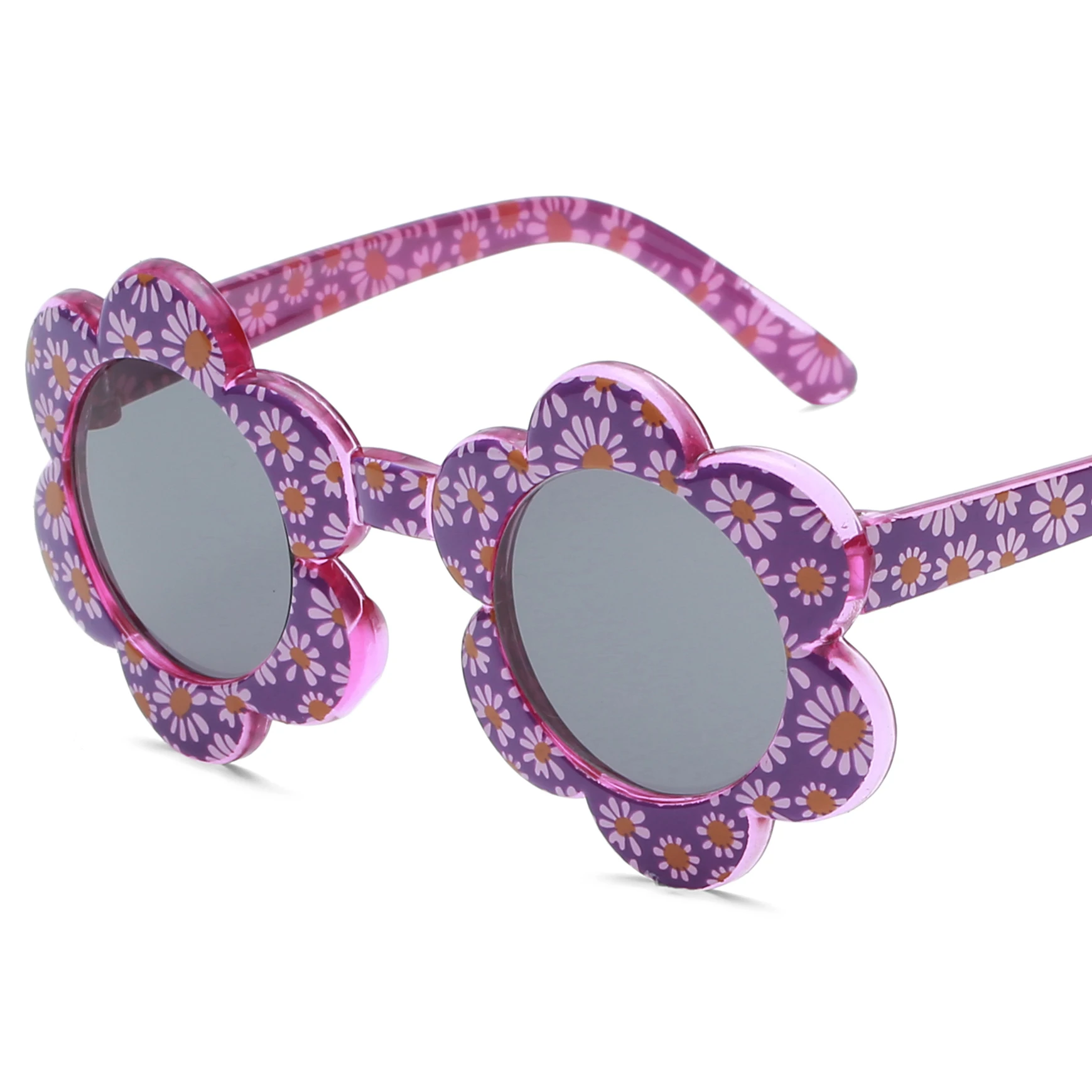 

Wholesale Custom Logo Colorful Pc Flower Type 2021 Women Shades Sunglasses