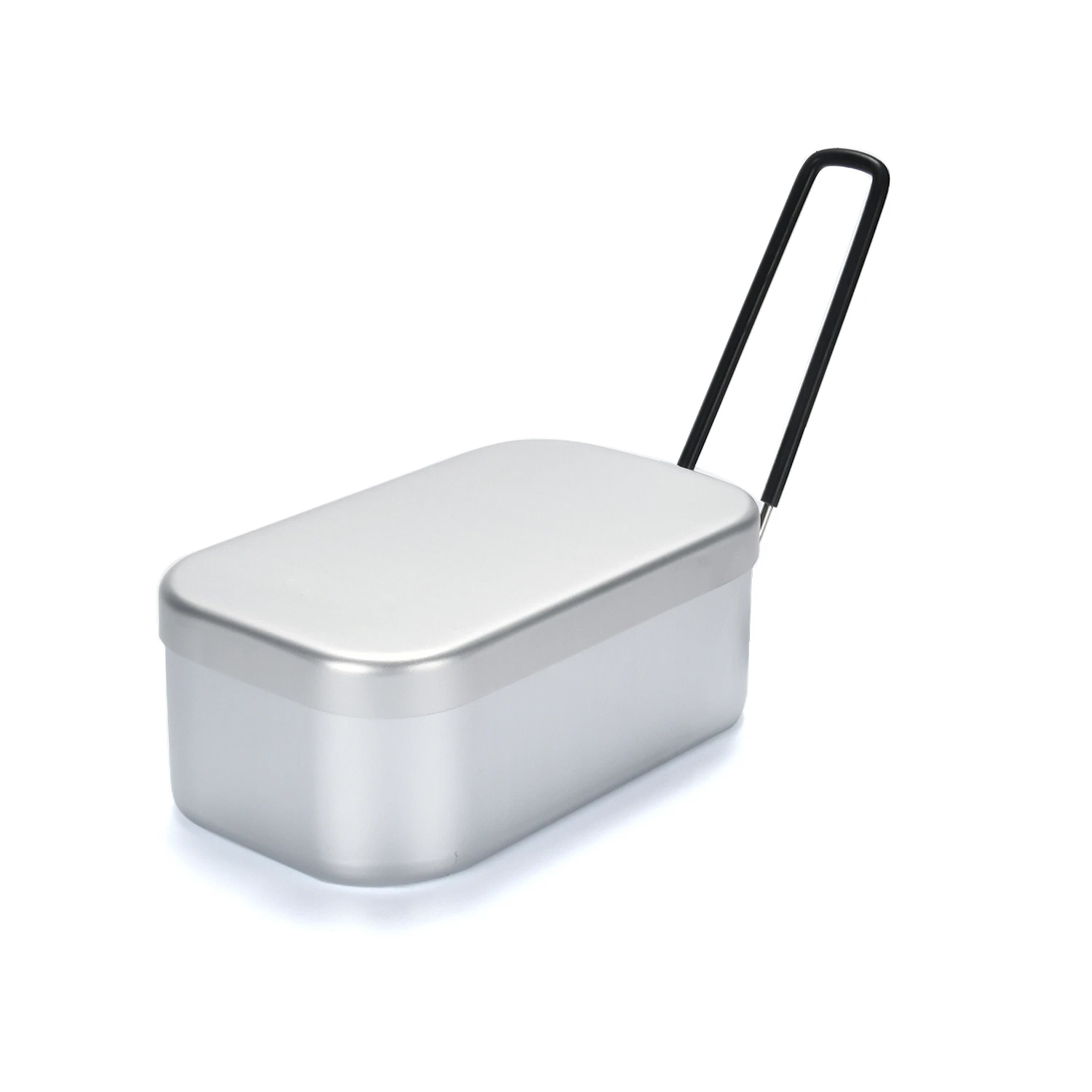

Japanese Rice Steam Mestin Camping Aluminum Lunch Box with Handle  1000ml