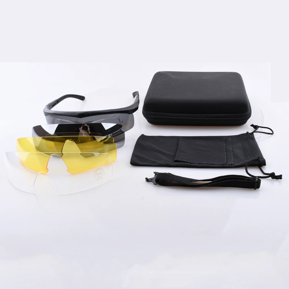 

Usom Shooting Sunglasses Polarized Tactical Military Outdoor Sports Cycling Glasses 3 Lens, Customized