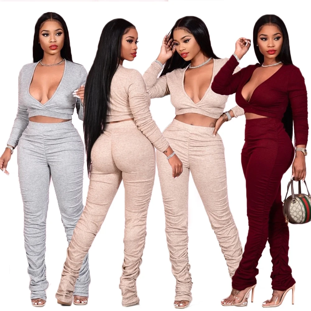 

european clothing two peice ethika 2021 2 piece women set with low price