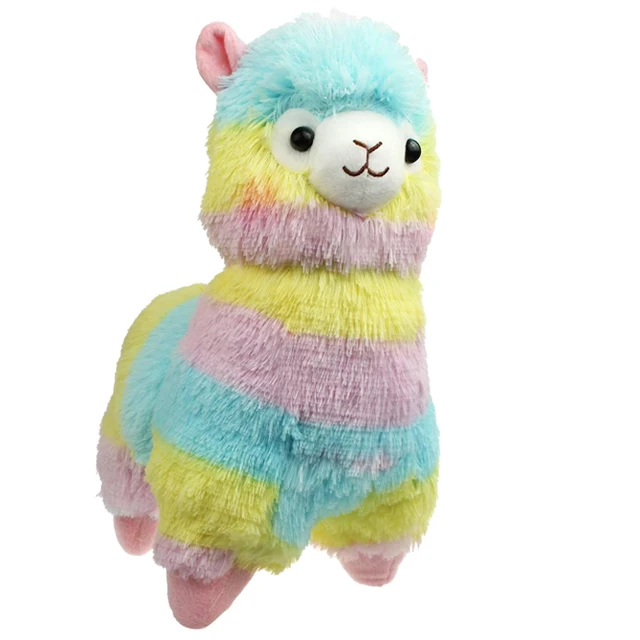 

Creative Colorful cute soft llamas Stuffed animal Alpaca Plush toys