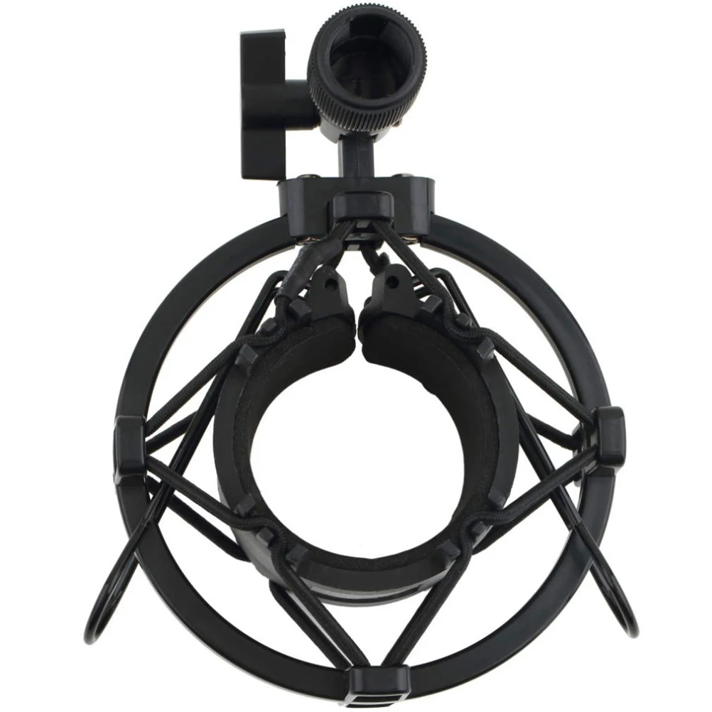 

JETTING Black Mic Microphone Shock Mount Clip Holder Stand Radio Studio Sound Recording Bracket Drop Shipping