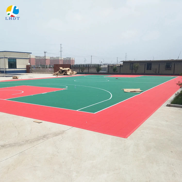 

Outdoor All Weather Interlocking Flooring Outdoor Basketball Court Flooring PP Suspended Floor