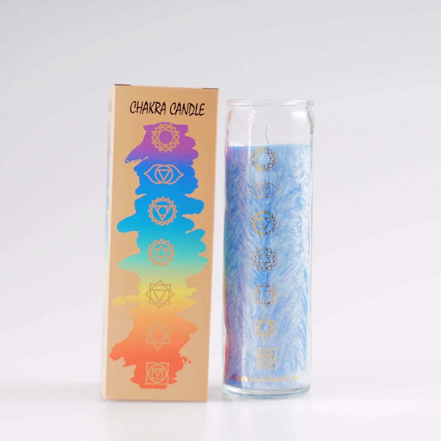 Aromatic Third Eye Chakra Candle Buy Chakra Candle,Glass Chakra