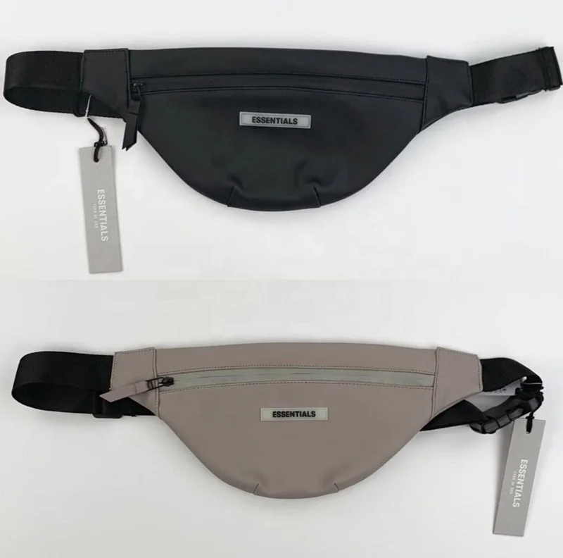

ESSENTIALS Men's Women's Bag Canvas Kanye West FOG Harajuku Nylon Street Dance Casual Waist Bag Shoulder Handheld