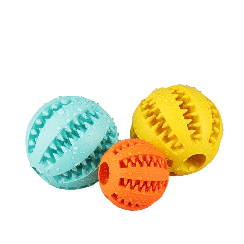 

Lohas Pet Toy Custom Rubber Ball Chew Toys Tooth Cleaning Leakage Food dog Toys, Various/multiple