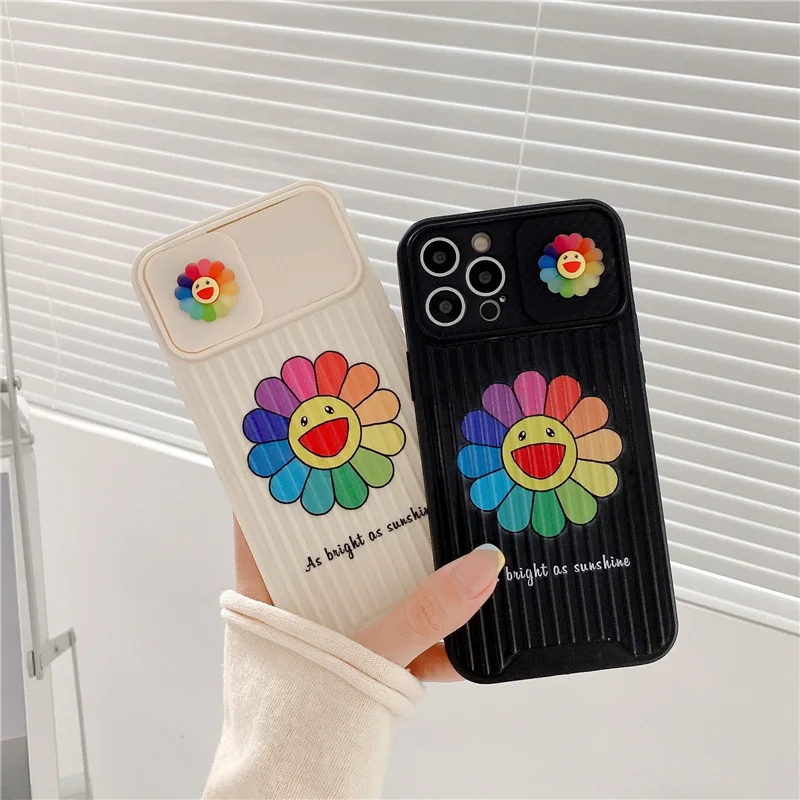 

Newest Creative Phone Case With Design Cartoon Push Window Cute Cartoon Mobile Phone Cases For APPLE iPhone X 12 Pro