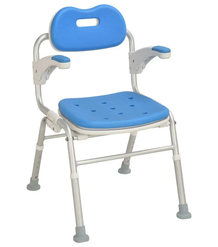 Elderly Product Adjustable Commode Shower Chair With Arm For Disabled ...