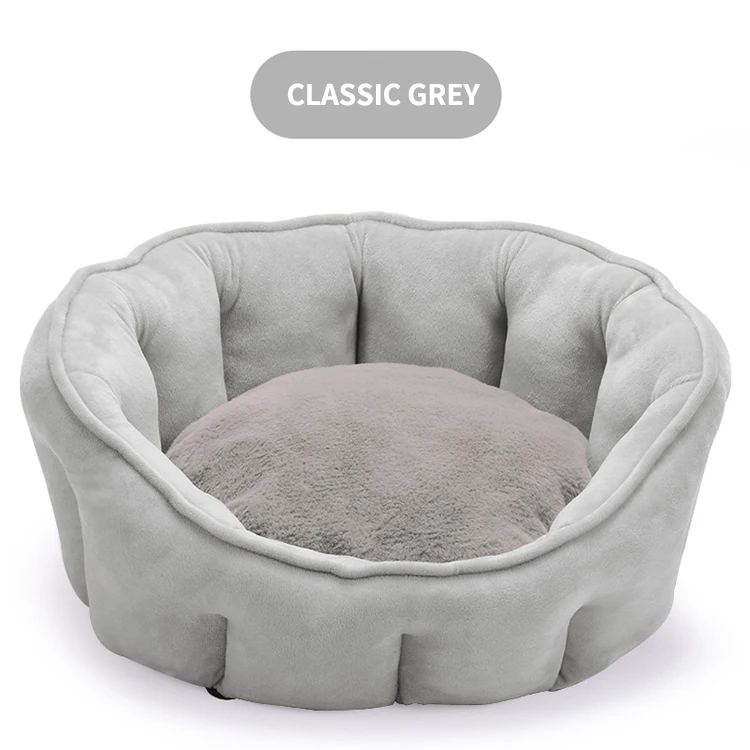 

Winter Warm Cat Kennel Plush Thickened Pet Bed Washable Dog Bed Cover eco Friendly Dog Bed