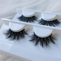 

Big Off Wholesale 100% real mink fluffy and full strip 3d mink eyelashes private