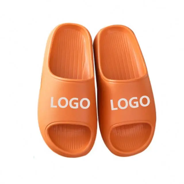 

C&Y Custom New summer bathroom non-slip thick soles wear-resistant EVA couples slippers custom slides for women, Customized color