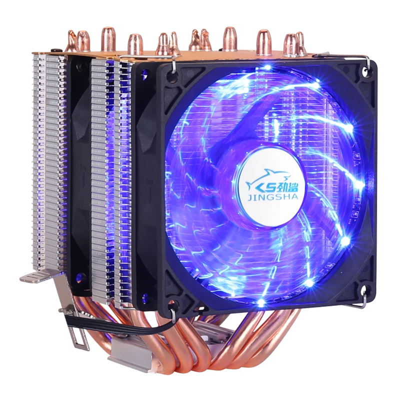 

SZMZ Processor Cooler 3Pin 6 copper tubes high efficiency heat radiate CPU Fan