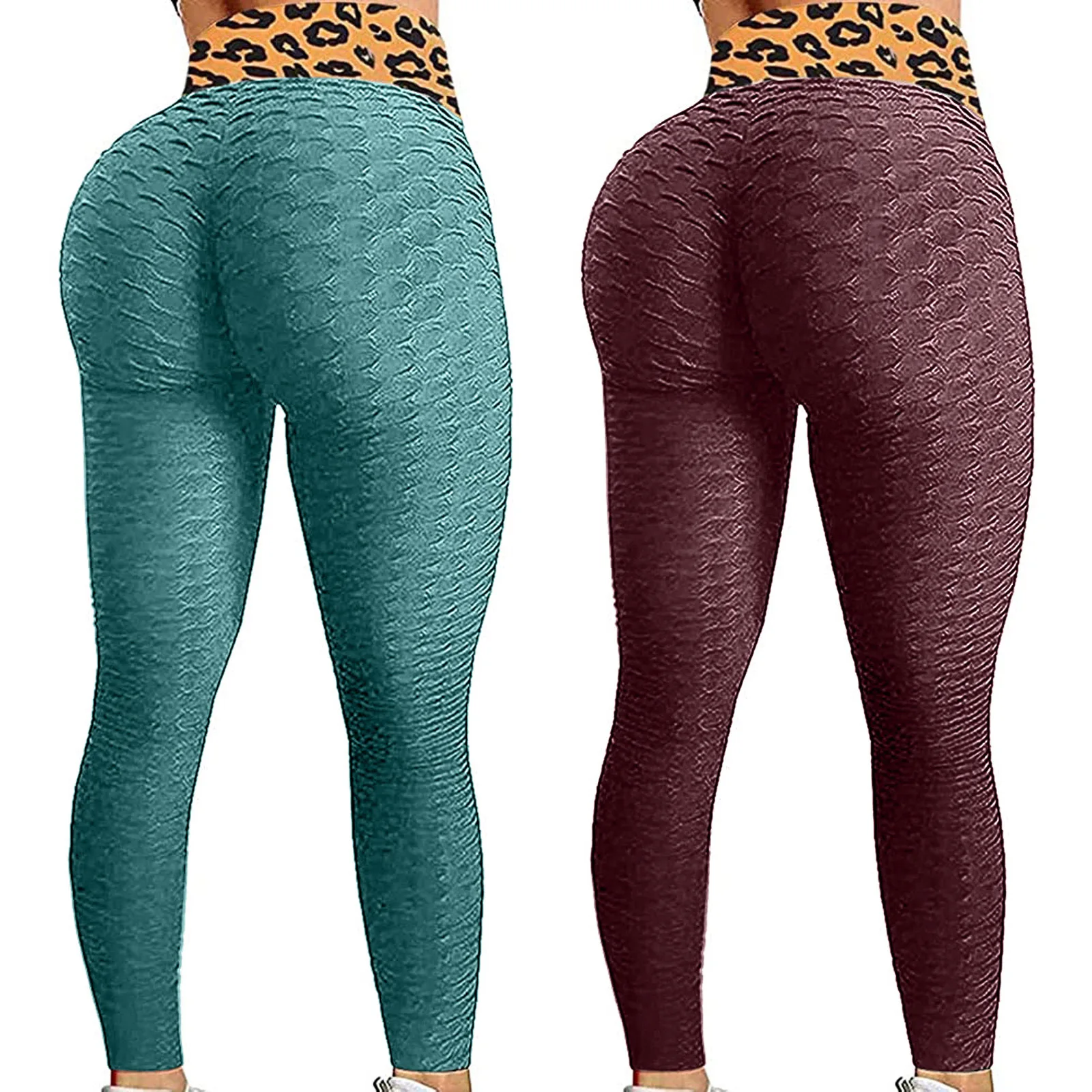 

Amazon Hot Sale Women High Waisted Workout Jacquard Sports Sexy Women Fitness Gym Stretch Tights Leggings For Women, Customized colors