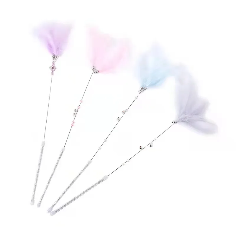 

Cat Fishing Stick Funny Butterfly Interactive Toy Price Fairy Feather Cat Teaser Wand, Picture