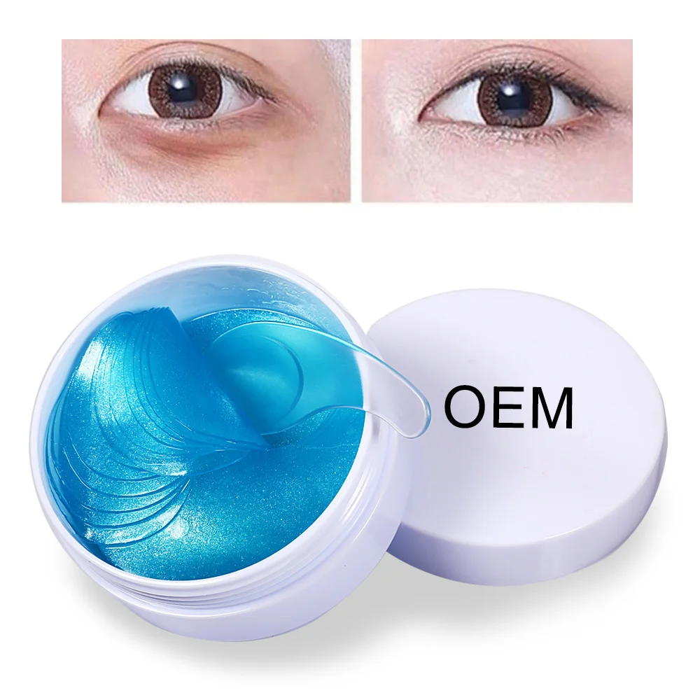 

Private Label Brand Under Eye Mask Hydrogel Double Eyelid Stickers Parches Removal Dark Circle Collagen Seaweed Eye Gel Patch