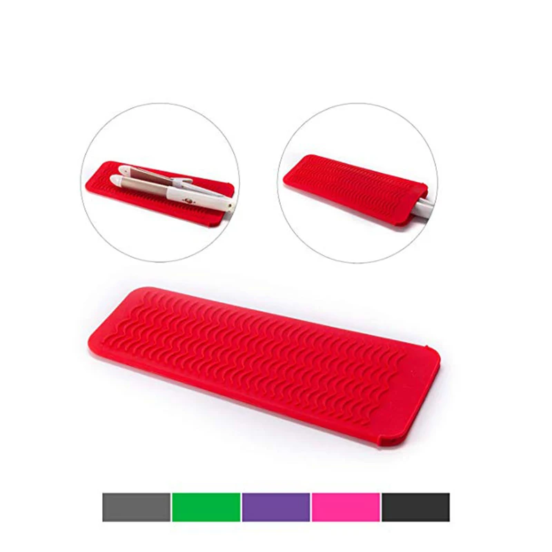 
Fashionable multifunctional silicone insulation receive bag straightener splint silicone pad 