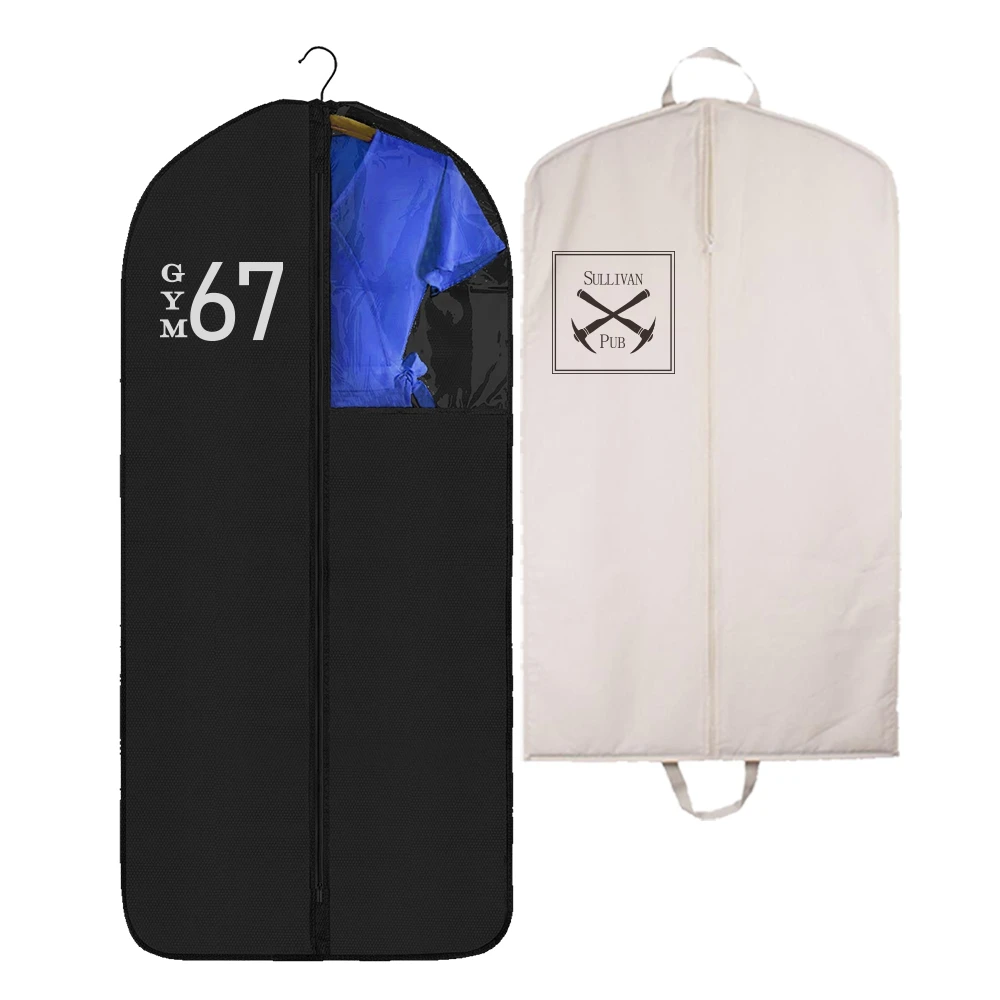 

customized garment bags suit bags cotton suit covers polyester garment bags