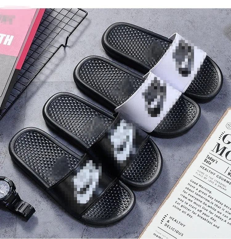 

New Fashion Famous Brand Summer Sandals Korean Non-slip Outerwear Beach Slippers Shoes Women Men Slides