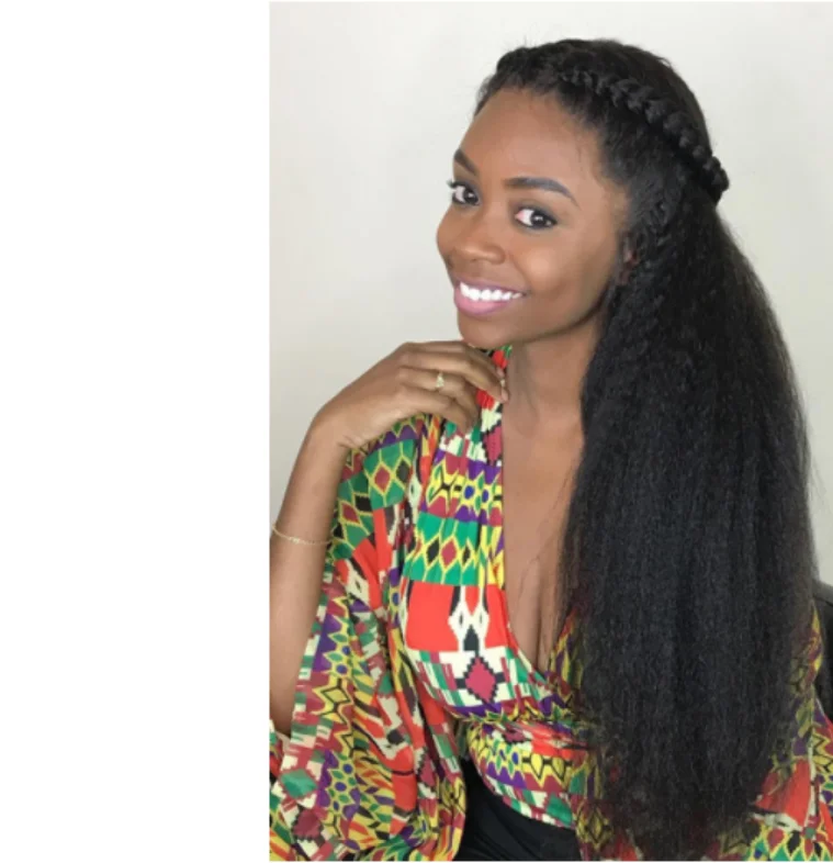 

factory sells human hair Kinky Straight huaman hair wigs for Women