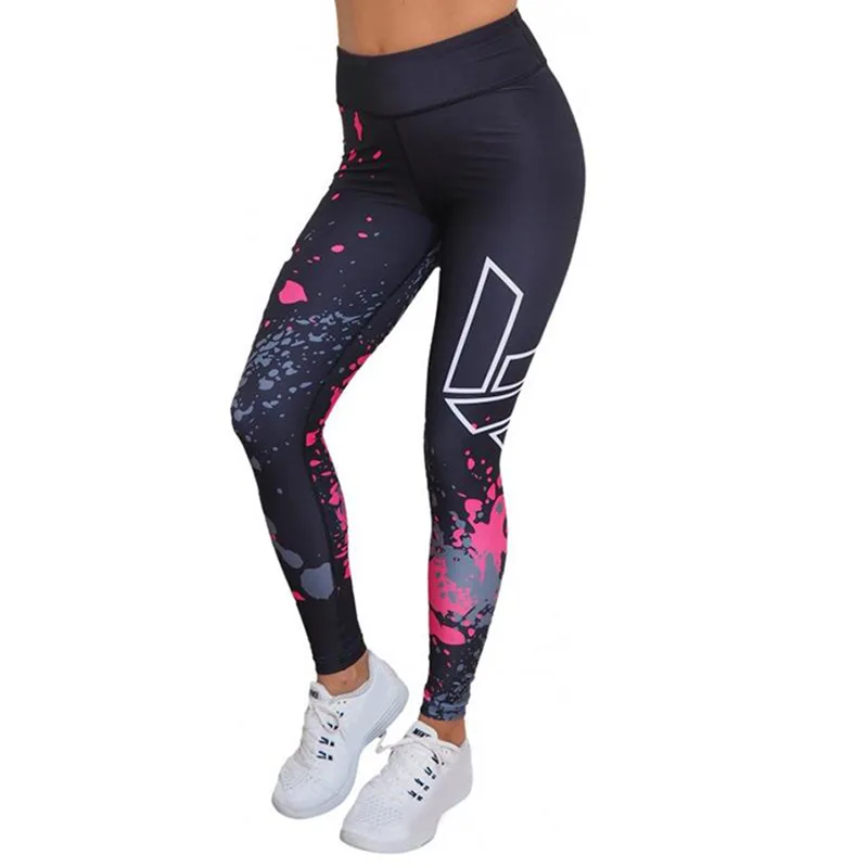 

New Special Offer Fashion Sports Pants Printed Casual Legging Yoga Pants For Women
