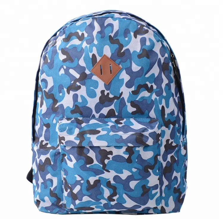 

Hot Sale Casual Daypack For Outdoor Camouflage Bag Backpack For Boys Multipurpose School Bag, Blue