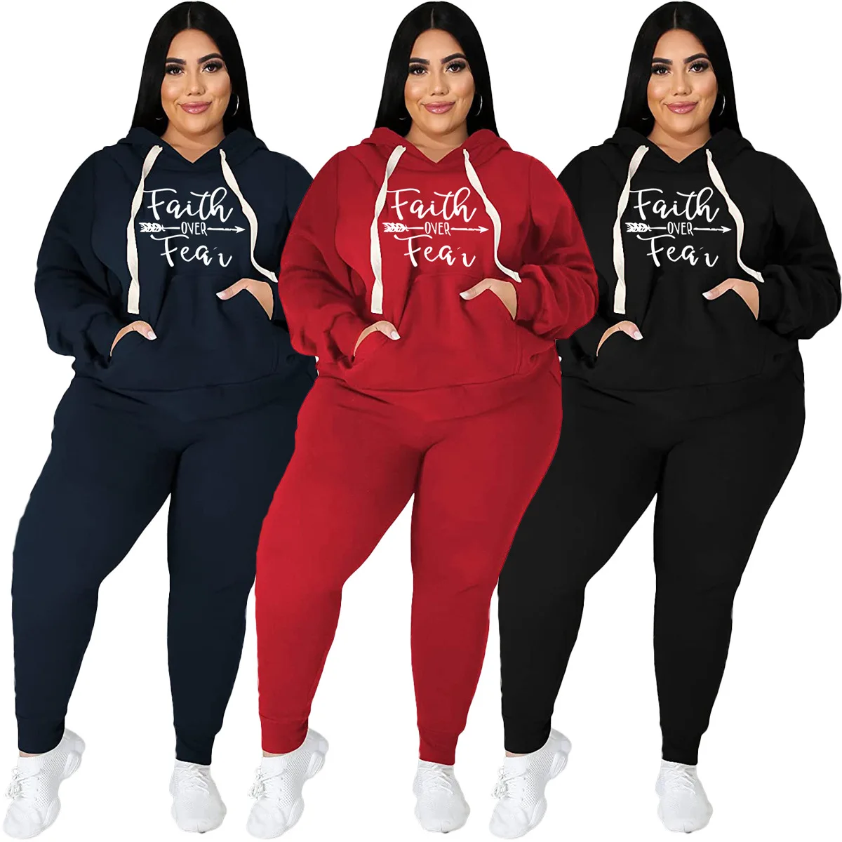 

Wholesale Women Clothing Letter Printed Two Piece Suit Sets Womens Clothing 2 Piece Plus Size Leggings Set