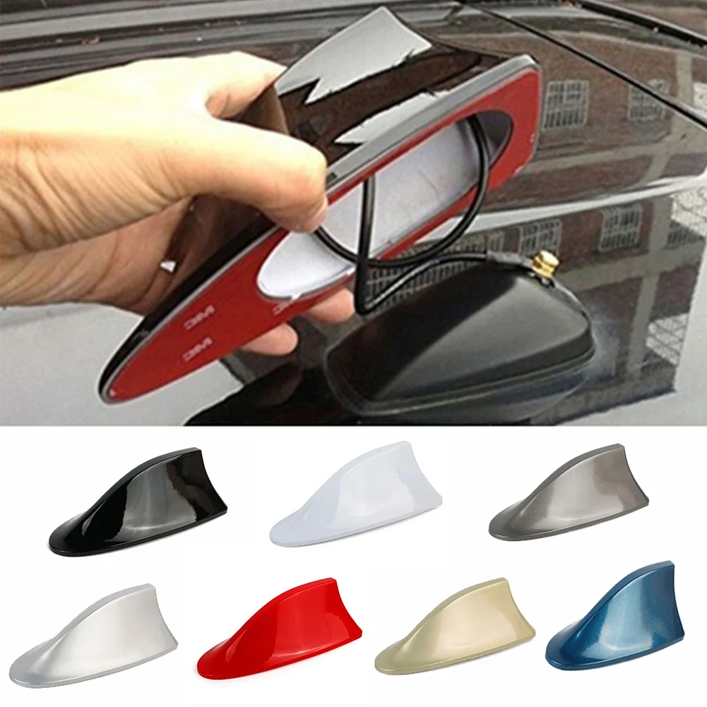 Enhanced Signal Universal Car Shark Fin Antenna Auto Roof Fm Am Radio Aerial Replacement For Bmw Honda Toyota Hyundai Kia Aerials Aliexpress