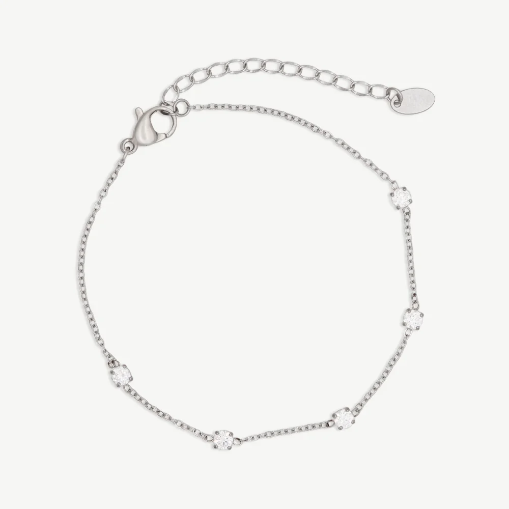 

Chris April 316L stainless steel bracelets bulk zircon charms for jewelry making italian charm bracelet bulk