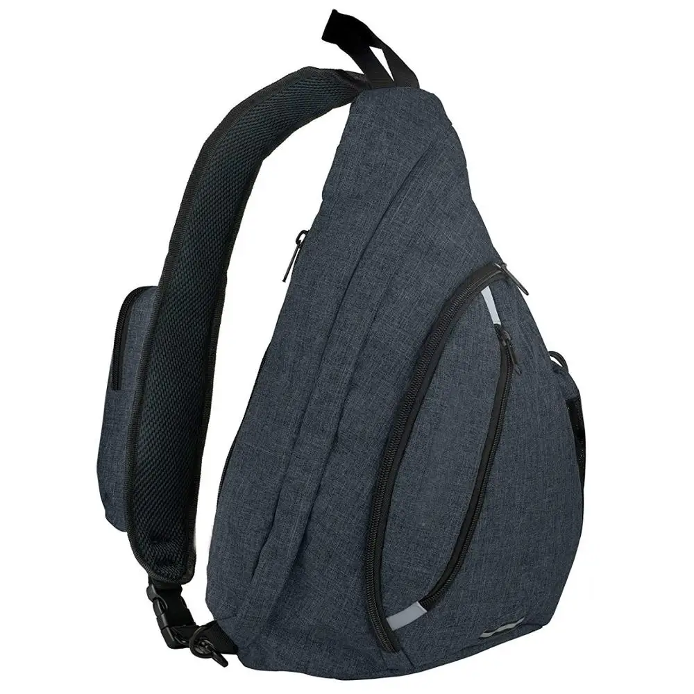 

New arrival small crossbody bag versatile canvas sling bag wear over shoulder casual daypack, Customized color is available