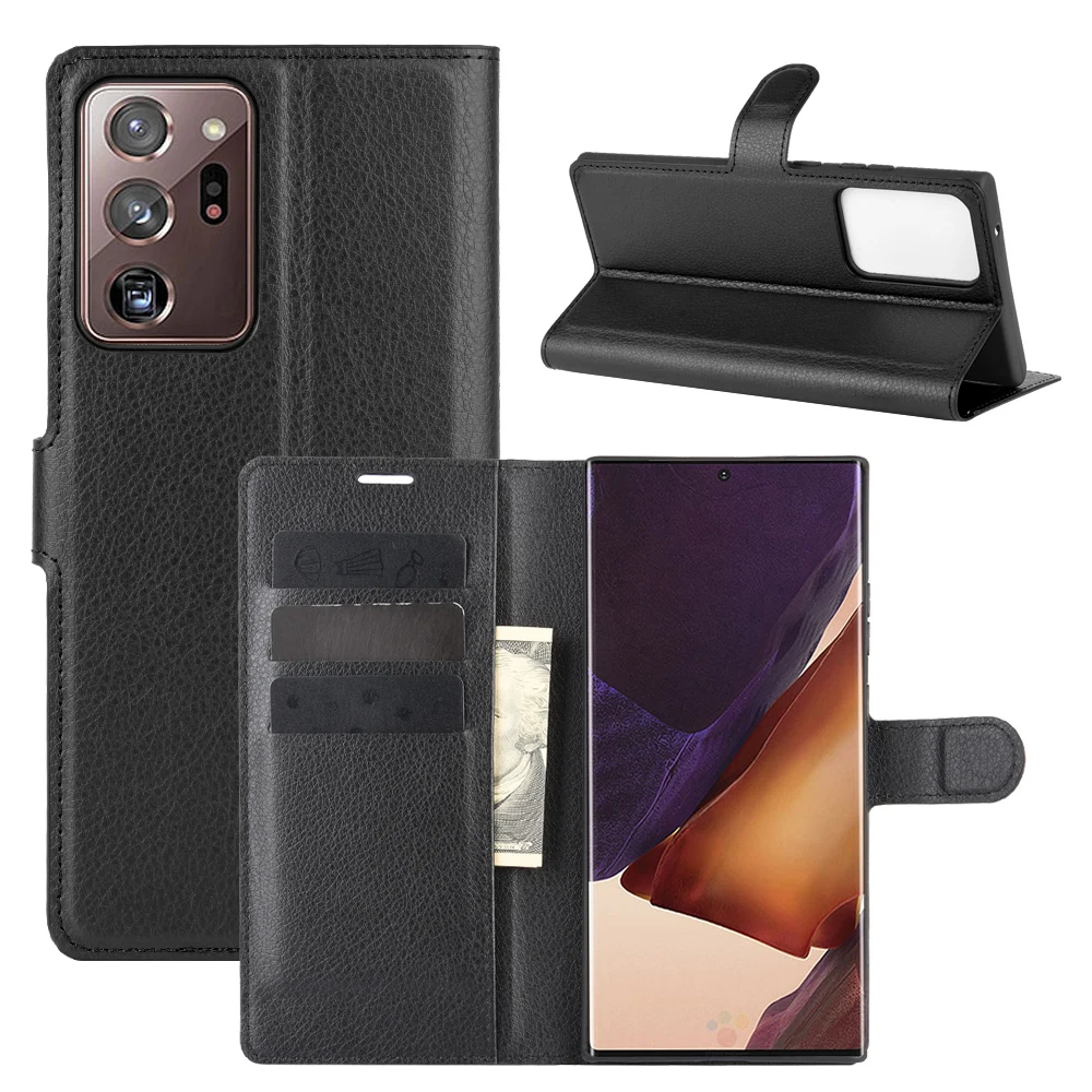 

For Samsung Note 20 Ultra Mobile Back Cover Phone Case for Samsung Note 20 Ultra Leather Phone Cover Mobile Cover Flip Back Case, 9 colors same as the picture