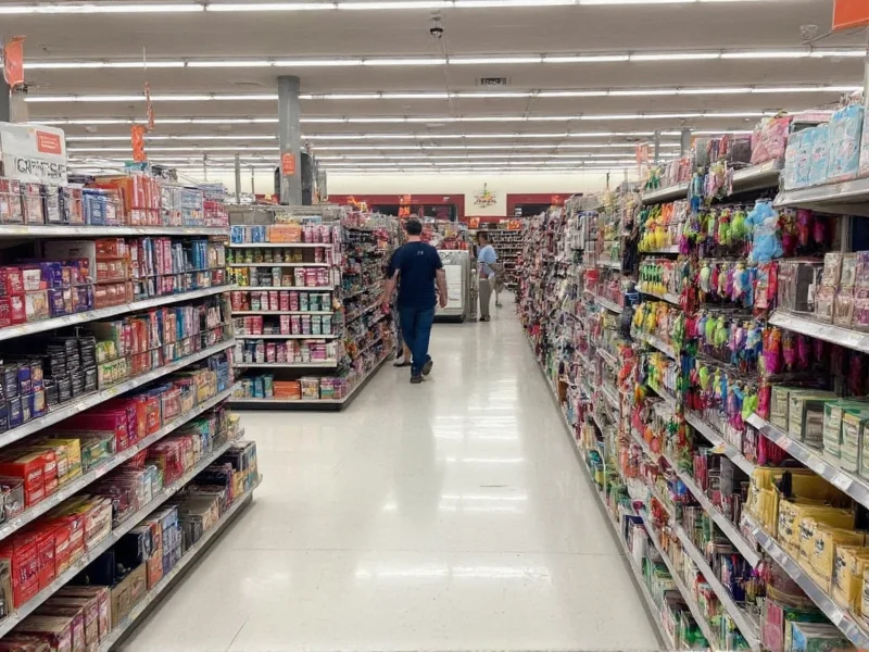 Organized Michaels store aisles with craft supplies during quiet weekday