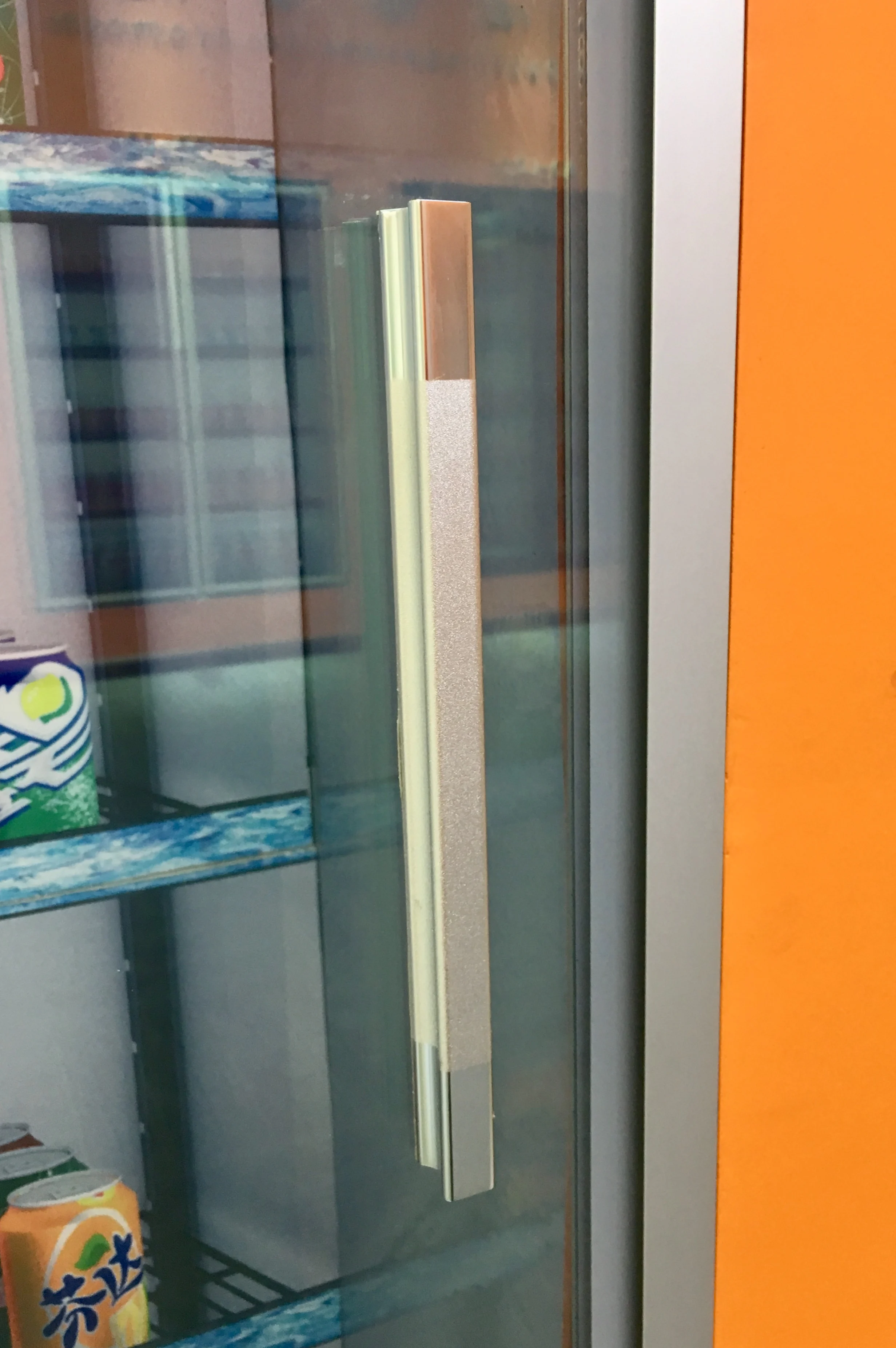 New product promotion automatic buffer sliding glass door