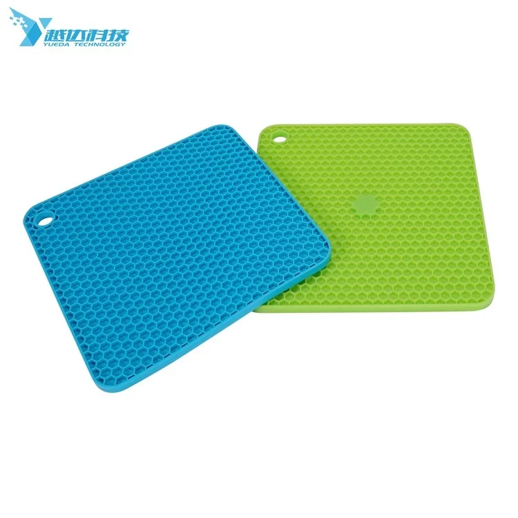 

Good Quality Square Silicone Sticky Pad Silicon Pad Face Silicone Hot Pad, Customized