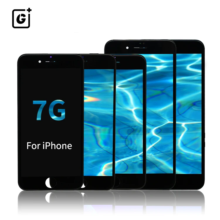 

G+ 100% TFT Mobile Phone Lcd Display Screen For Iphone 6 6S 7 8 Plus Original Incell Replacement, Black/white