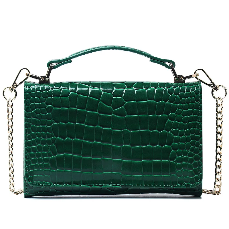 

2020 Hot Sale Fashion Design Crocodile/Snake Pattern Handbags Women Phone Bag Crossbody Bag