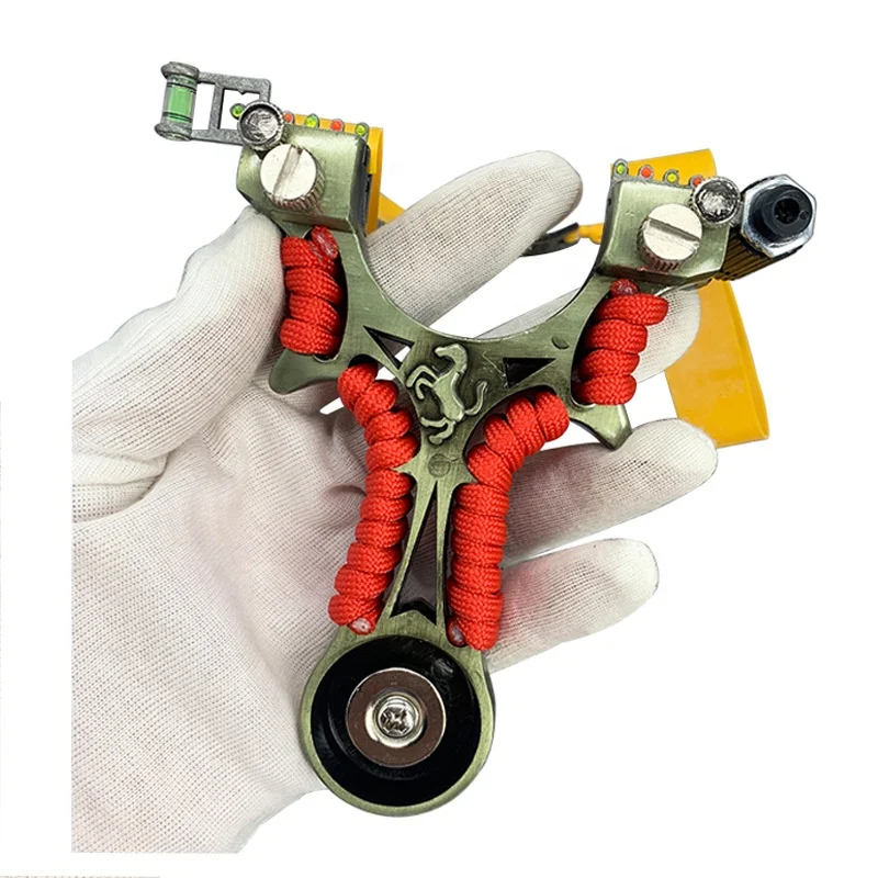 

Infrared Aiming Metal Rubber Powerful Catapult Hunting Slingshot