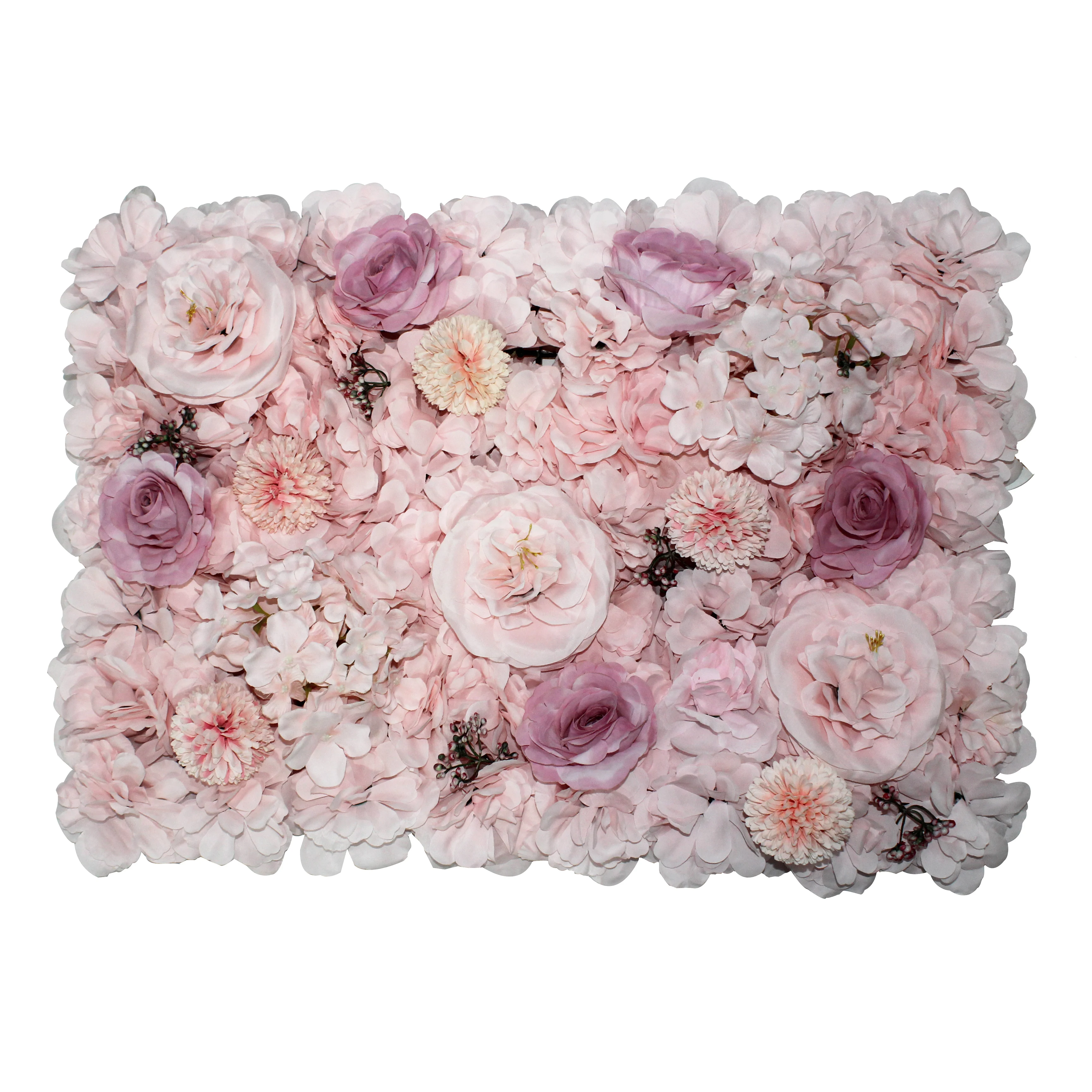 

New Arrival Colorful Silk greenery decoration wedding artificial flower wall panel backdrop