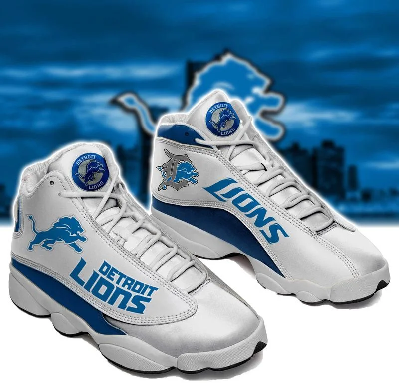 

Wholesale NFL Lions Custom Name Print Logo Design Sport Fashion Sport Sneakers Unisex Breathable Football Team Casual Shoes