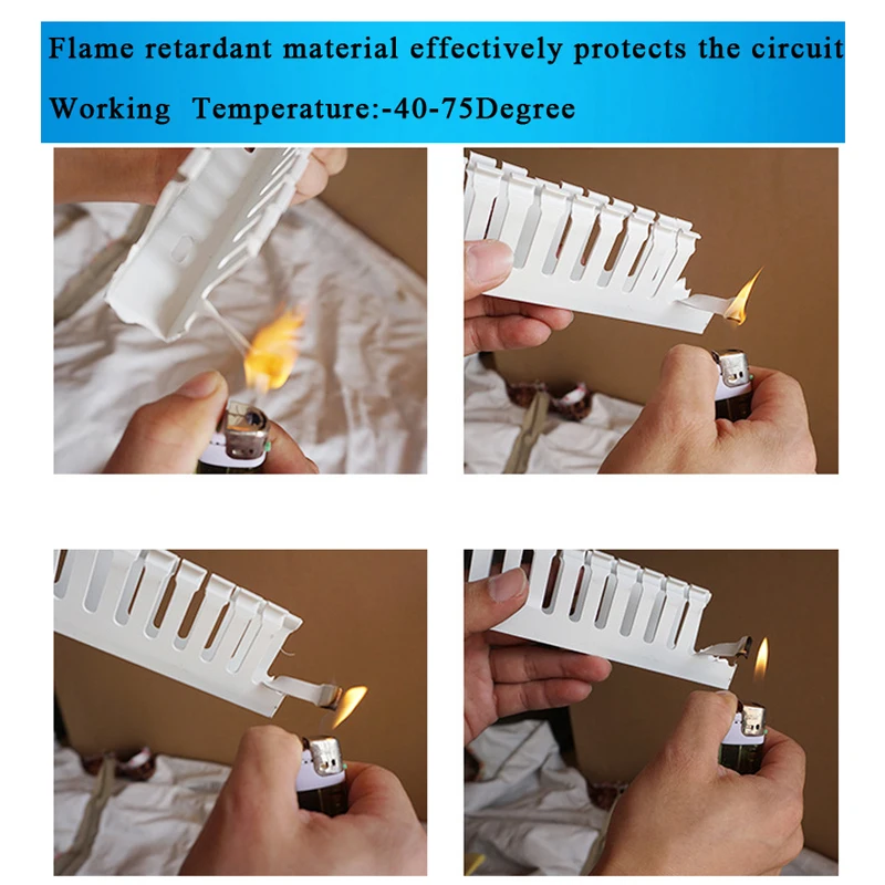 Slotted wire duct
