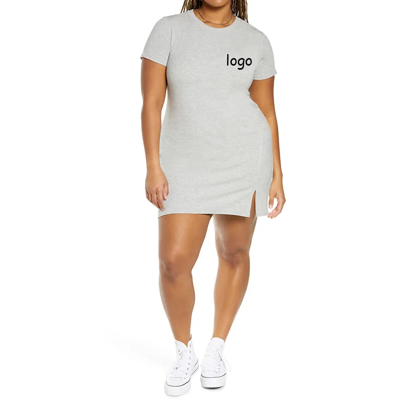 

Women's tshirt Dress Casual Loose Long Tops Casual Oversized Baggy Long Sleeve Pocket Jumper Pullover Blank T Shirt Dresses, Customized color