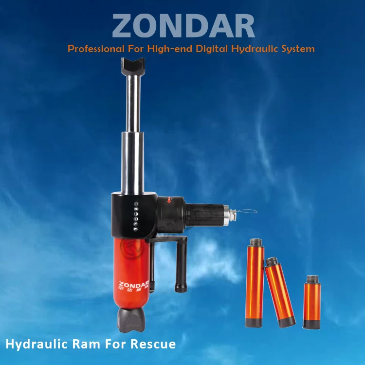 Hydraulic Telescopic Cylinder Ram Hydraulic Rescue Metal Ram Hydraulic