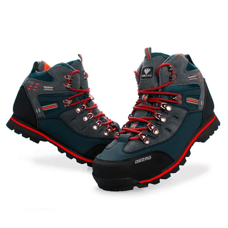 

2021 High Quality In Stock Suede PU Leather Anti Slip Wearable Outdoor Safety Work Boot Hiking Shoes for Men