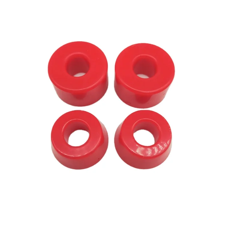 

Red high rebound skateboard pu bushing with custom package, White, yellow