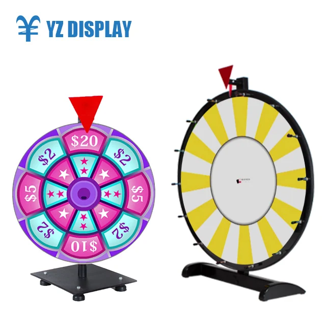 

Free Spin The Wheel To Win prize Custom Design Outdoor & Indoor Table Spins wheel prize