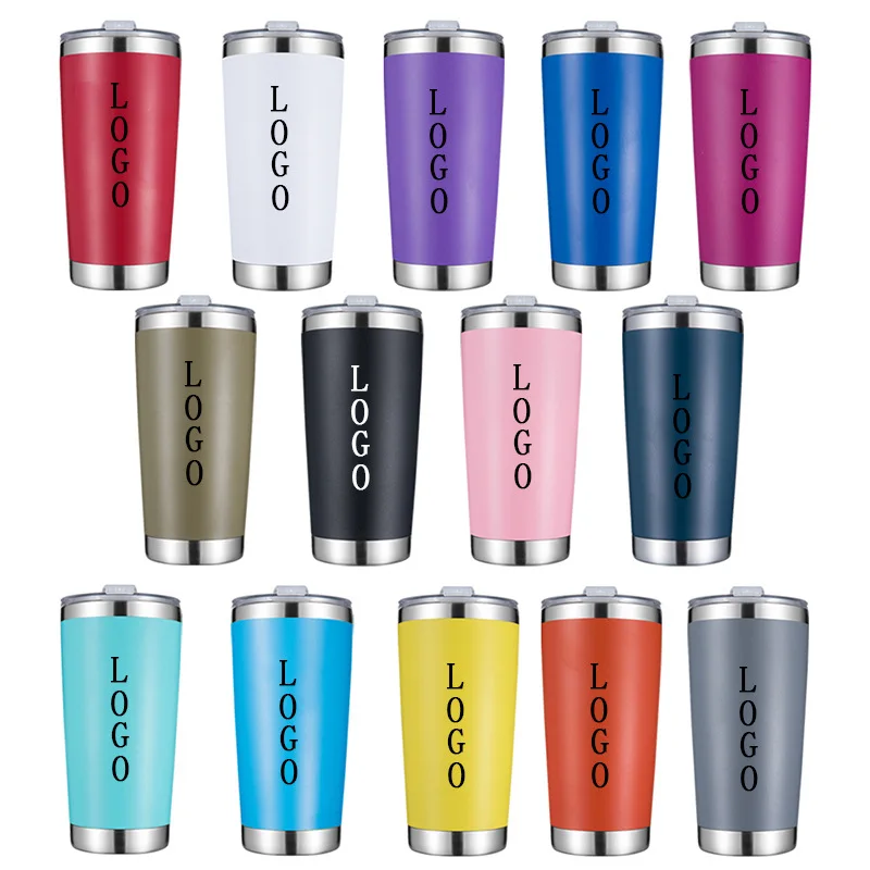 

E043 Custom Sublimation Blank Heat Insulated Water Bottle Logo Printing Advertising Cups Stainless Steel Personalized Bottle